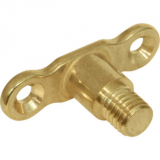 M10 Cast Brass Male Backplate